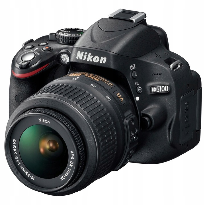Aparat foto DSLR Nikon D5100, 16.1MP, negru, 18-55mm