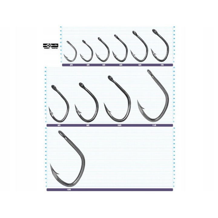Carlige pescuit Owner 5129-201 roz 10/0 roz cu ochi