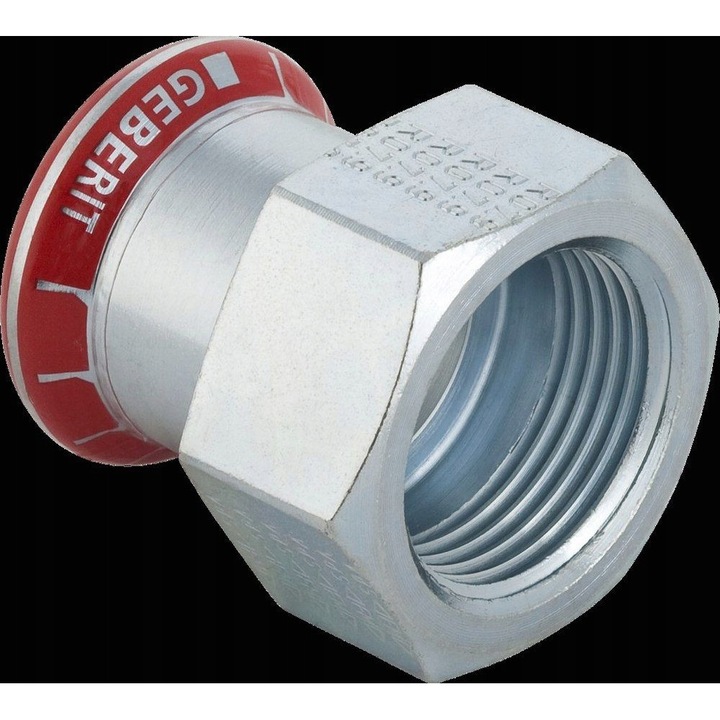 GEBERIT Mapress szénacél BM átmeneti idom 28 mm - 3/4"