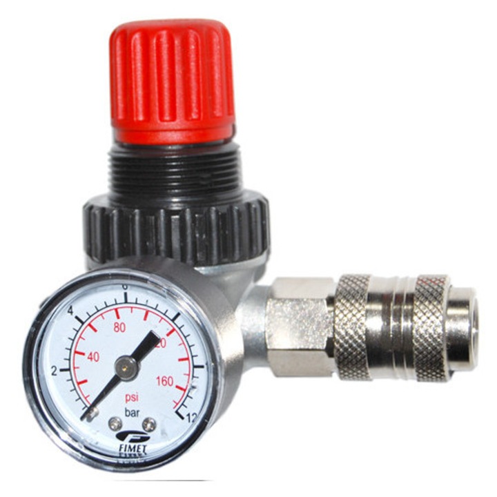 Reductor compresor cu manometru si racord rapid 1/4"