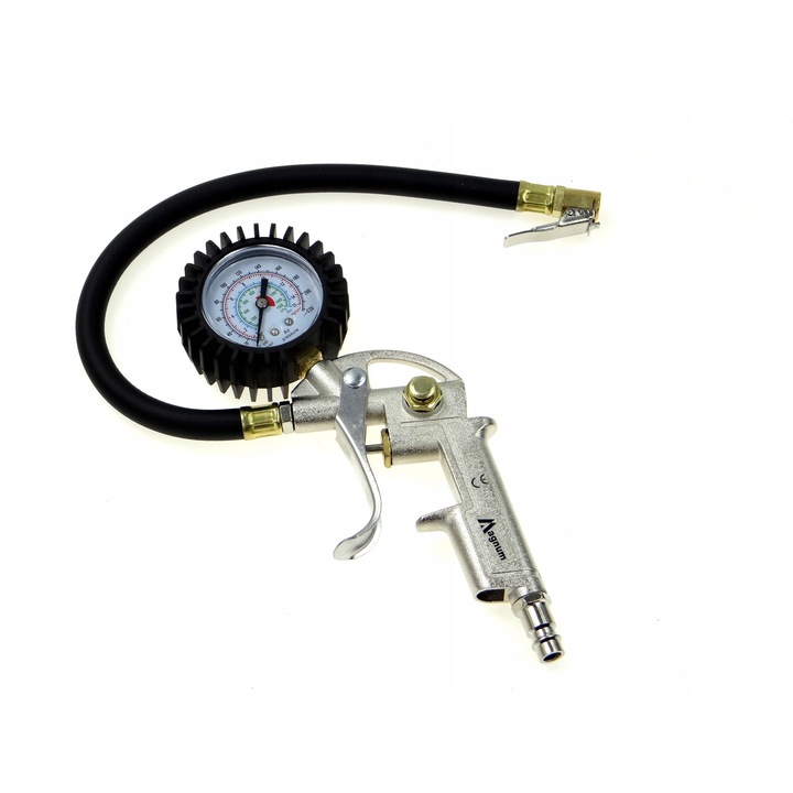 Pistol pompare roti Magnum TG-02-1 3 functii, manometru 0-15 bar, 35cm, negru