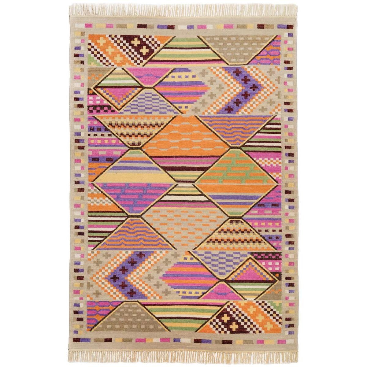 Covor Modern & Geometric Lana/Bumbac Theko C-104602 140x200