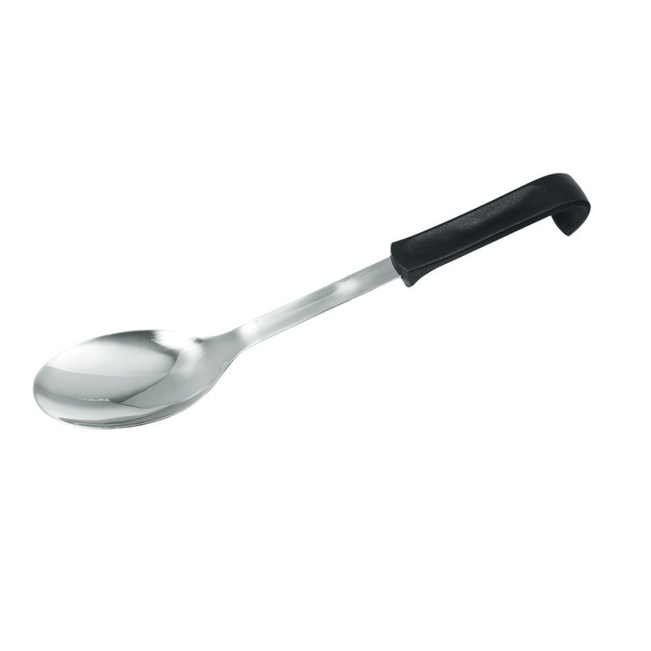 Лъжица за сервиране Hendi, Неръждаема стомана, Полипропиленова дръжка, 35 см