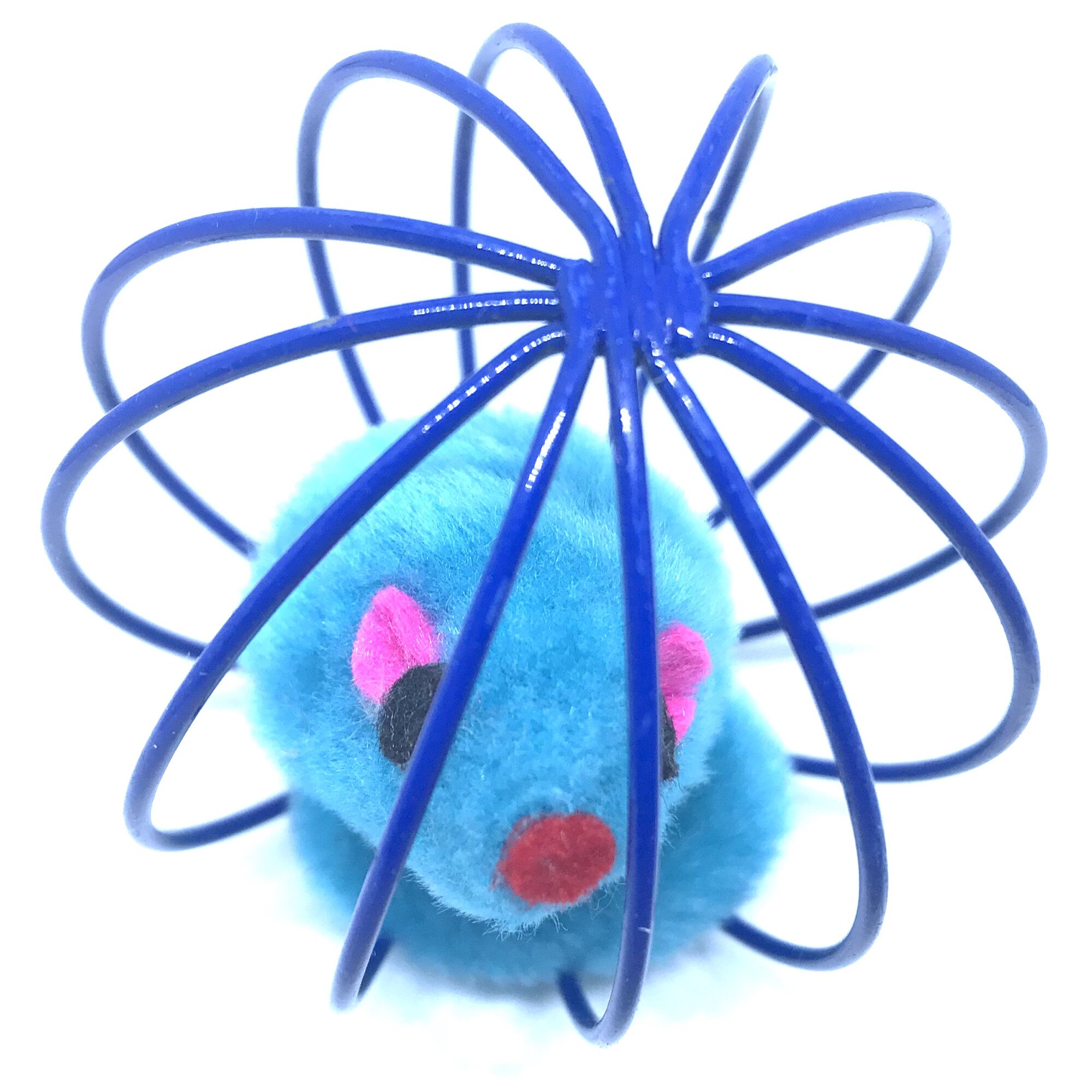 Jucarie catei Pet Pro Shop - Jucarie minge cu soricel pentru pisici