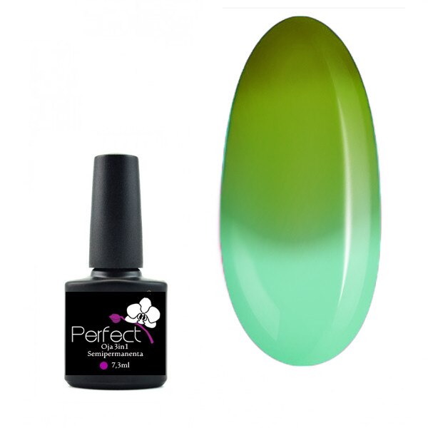 Oja Semipermanenta unghii Cameleon - Termo Perfect, 7.3ml cu Pensula 007