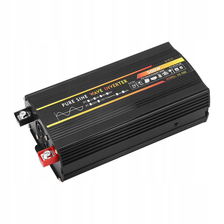 500W-os szinuszos inverter 12V DC-ről 230V AC-re, OEM