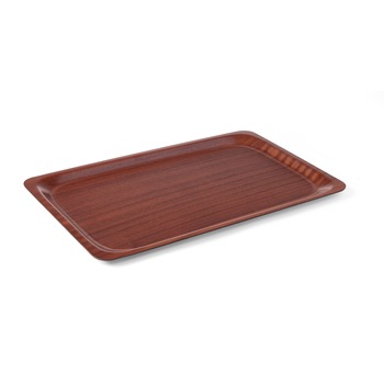 Tava servire dreptunghiulara, imitatie lemn mahon, strat anti-alunecare, 325 x 530 mm, GN 1/1, Hendi Tava servire dreptunghiulara, imitatie lemn mahon, strat anti-alunecare, 325 x 530 mm, GN 1/1, Hendi