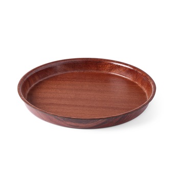 Tava Hendi pentru servire imitatie lemn rotunda, cu margine inalta 420 mm Tava Hendi pentru servire imitatie lemn rotunda, cu margine inalta 420 mm