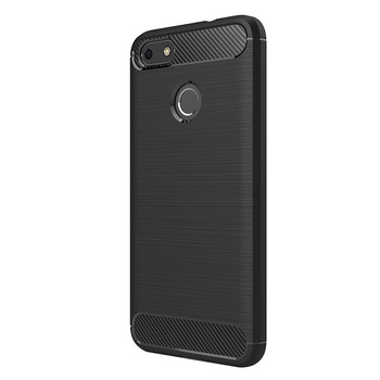 Husa de telefon Carbon Premium Protect, Huawei P8 Lite 2017, 6 nivele de protectie, Finisaj metalic, Slim, Black Husa de telefon Carbon Premium Protect, Huawei P8 Lite 2017, 6 nivele de protectie, Finisaj metalic, Slim, Black