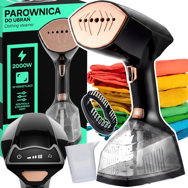 Parownica de haine Retoo 2000W reglaj abur 300ml alb