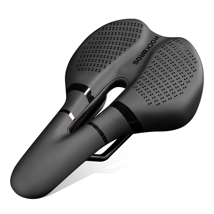 Sa bicicleta Rockbros 380023001, Spuma cu memorie, Forma ergonomica, Negru
