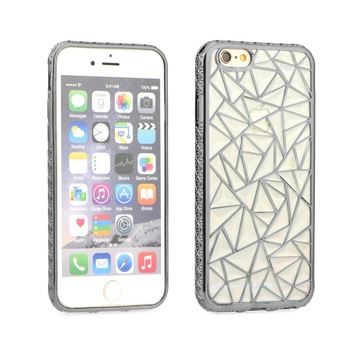 Husa protectie LUXURY METALICA pentru iPhone 5/5S/5SE - Negru Husa protectie LUXURY METALICA pentru iPhone 5/5S/5SE - Negru