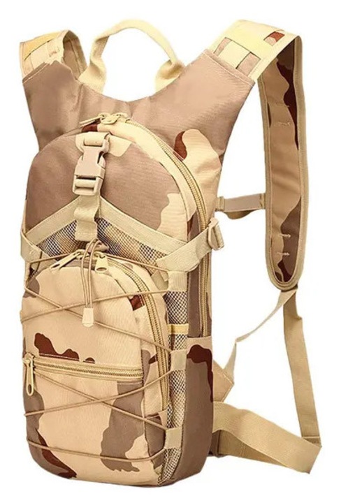 Rucsac drumetie, impermeabil, camuflaj, 21x21x42cm, multicolor