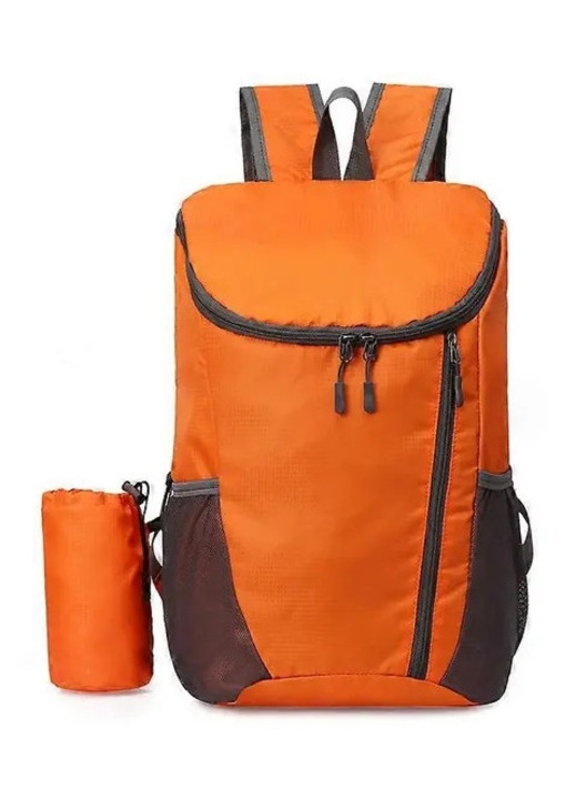 Rucsac drumetie pliabil impermeabil portocaliu 42x28x20cm