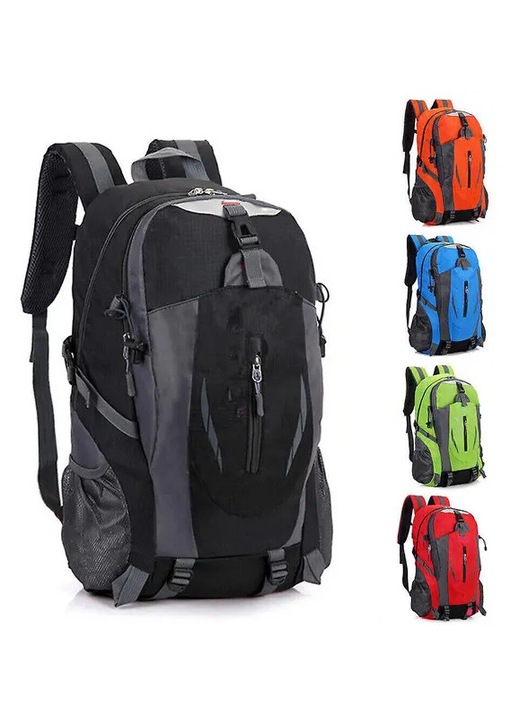 Rucsac drumetie 40L multifunctional rezistent apa negru ajustabil