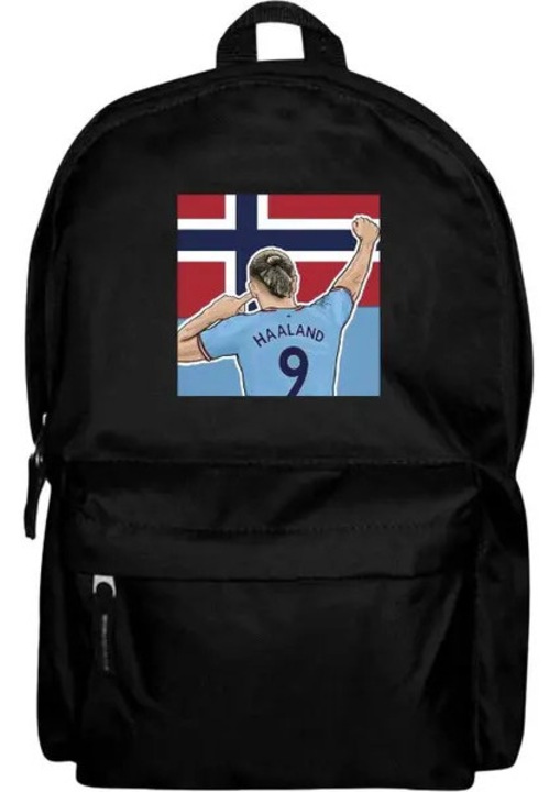 Rucsac drumetie, Erling Haaland, negru, 31x45x16cm, 20L