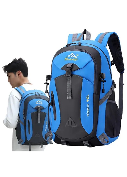 Rucsac drumetie 40L albastru 50x25x18cm