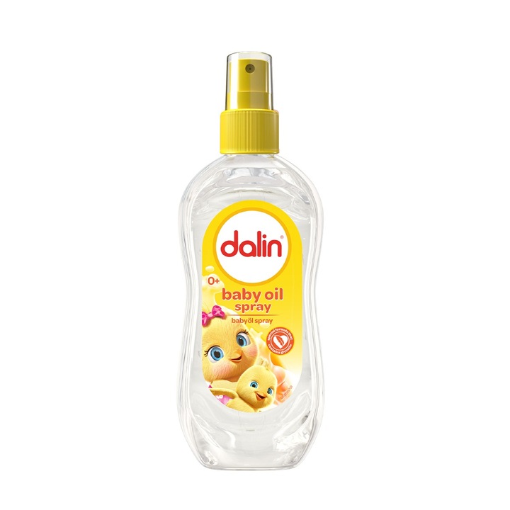 Dalin Baby testolaj spray babák számára, 200 ml
