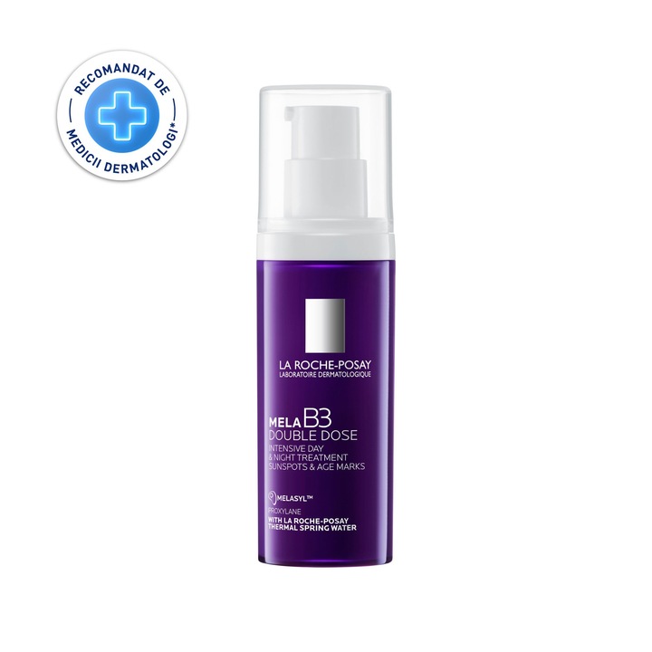 Serum La Roche-Posay Mela B3 Double Dose anti-pete solare si pete pigmentare, 40 ml
