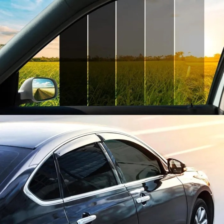 Folie auto geam, 35% tenta, negru universal