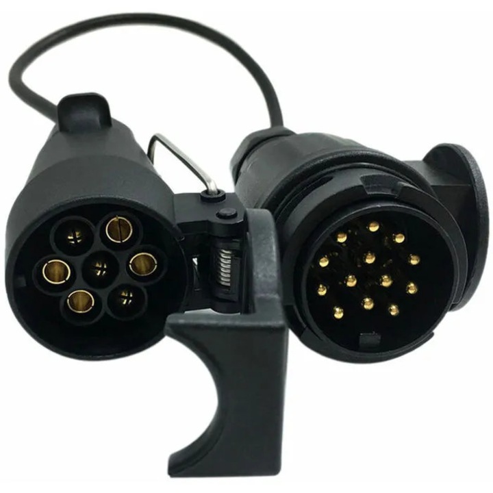 Conector remorca 12V 7-13 pini cablu adaptor plug soclu tow bar