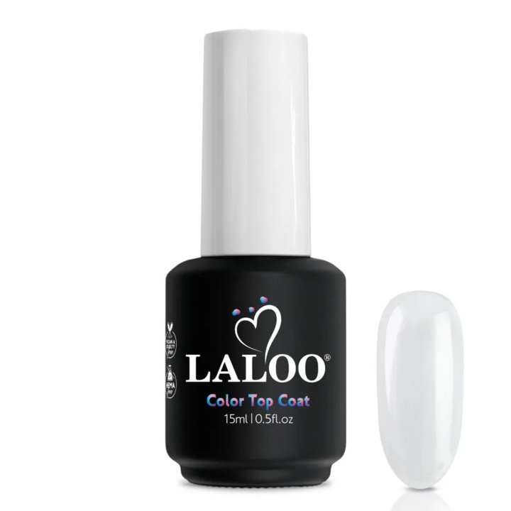 Color Top Coat Milky 01 Laloo 15ml
