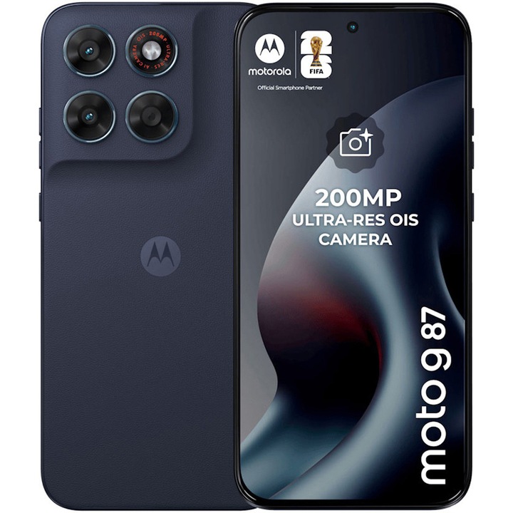 Telefon mobil Motorola g87 (200MP), 256GB, 8GB RAM, 5G, PANTONE Overture (Grey)