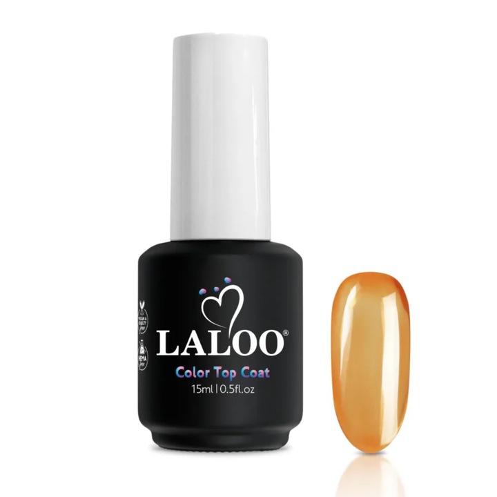 Color Top Coat Orange Juice 04 Laloo 15ml