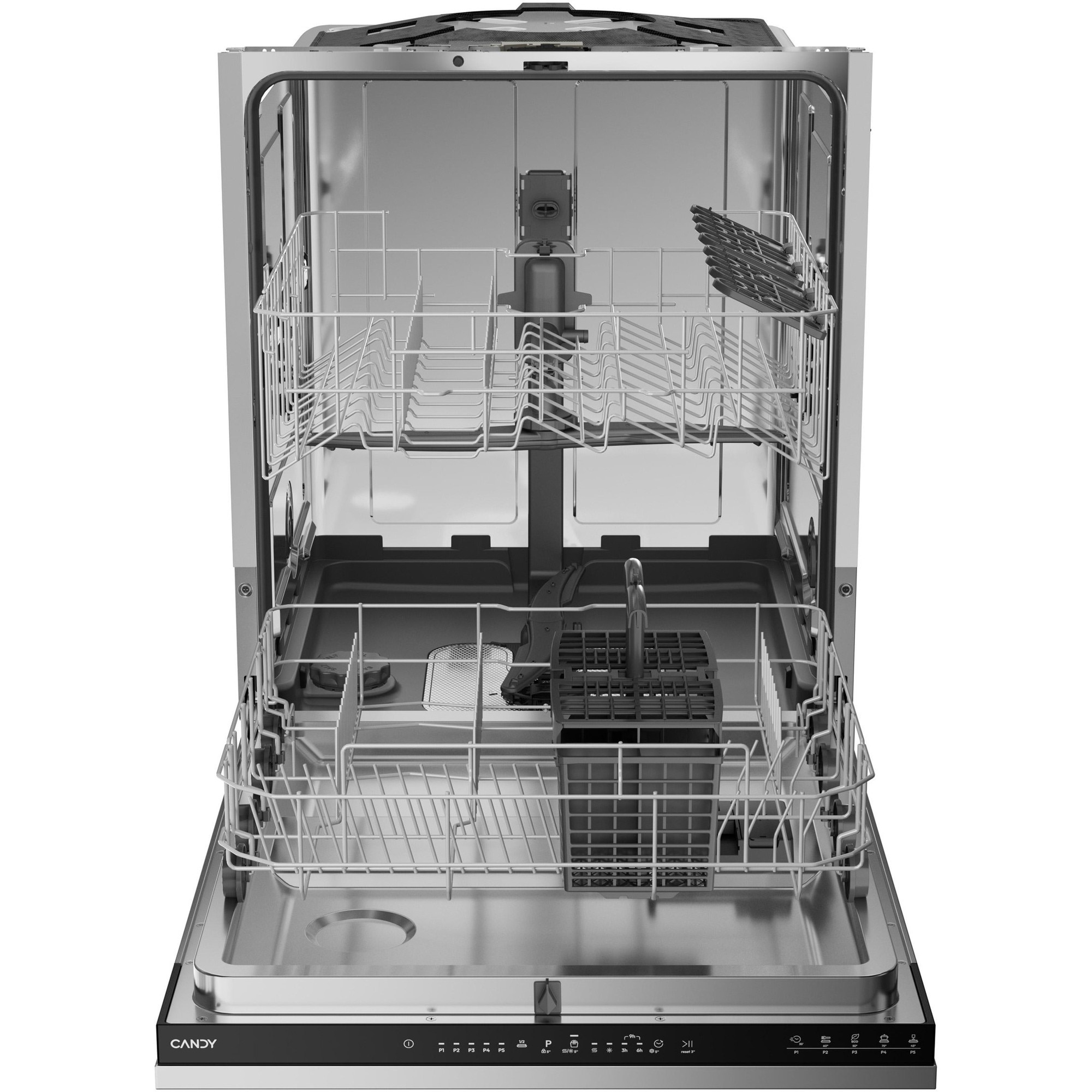 Masina de spalat vase incorporabila Candy CIP 3D9E0B, clasa D, 13 seturi, 5 programe, automatic open door, 60 cm