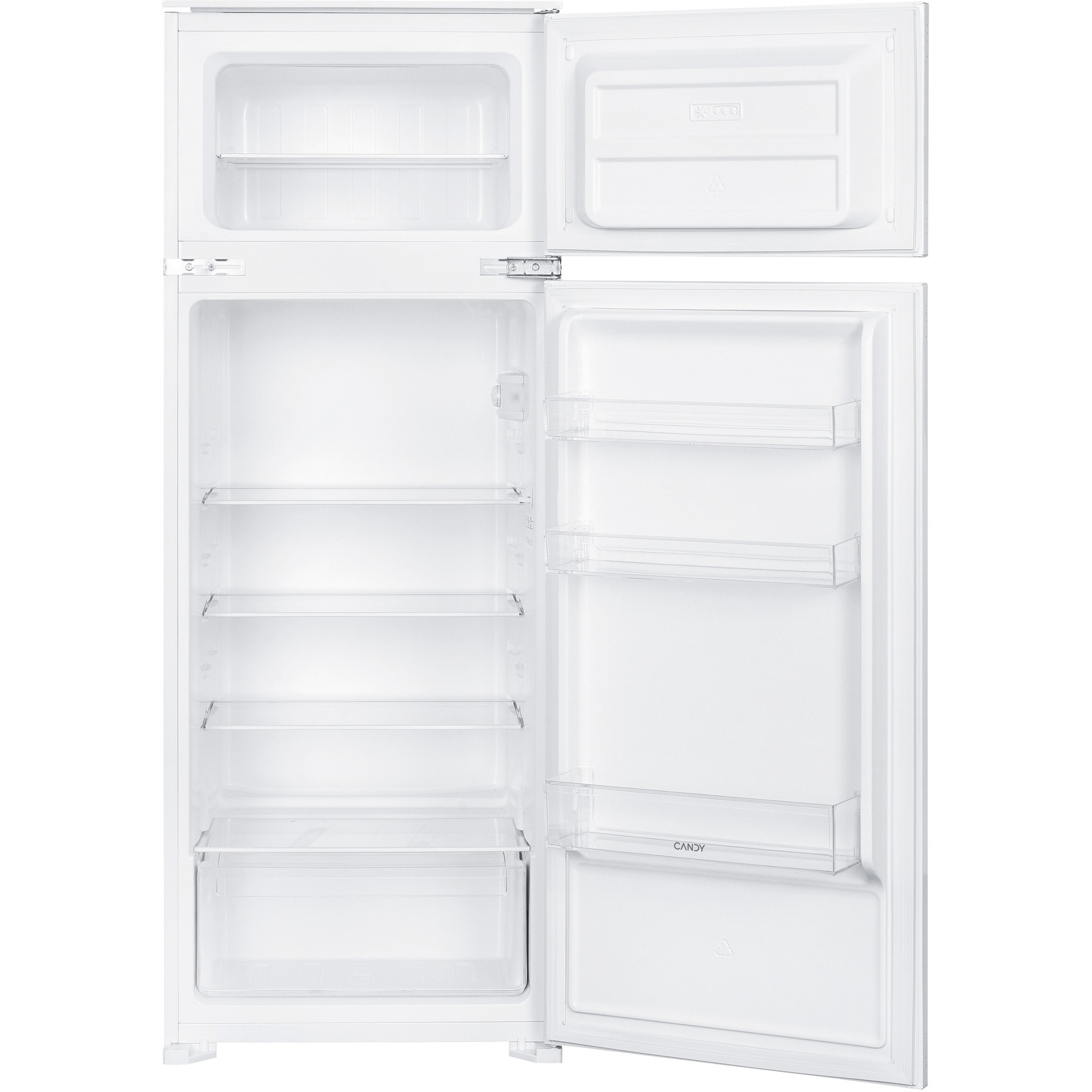 Frigider incorporabil CANDY CFBD 2450/2EH, 205 litri, H 145 cm, clasa E, usi reversibile