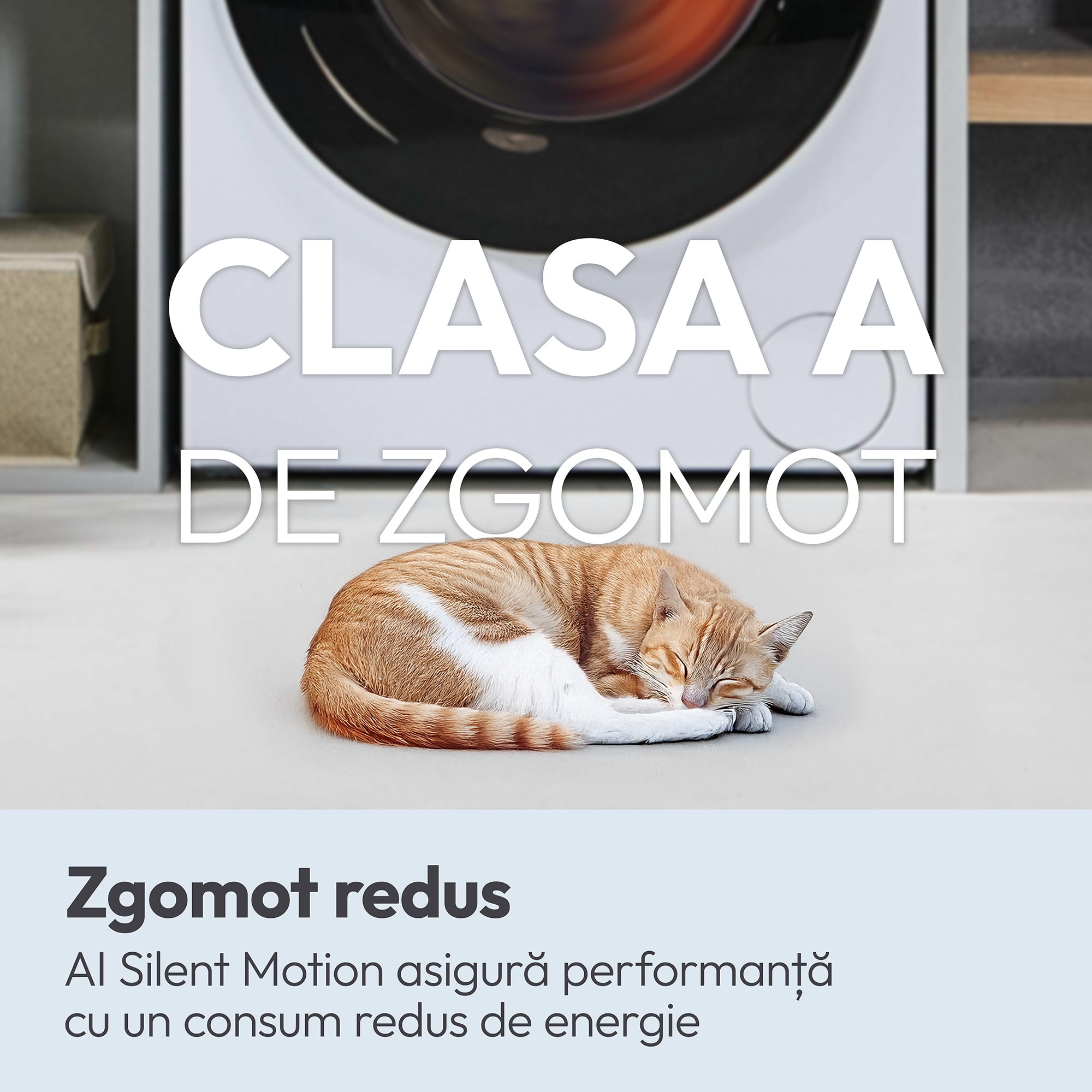 Masina de spalat rufe CANDY GD 38SB6-S, clasa energetica A-10%, 8 kg, 1300 rpm, Motor Inverter, ProActive Wash, Programe Rapide, Soft Drum, Clean Shield, alba