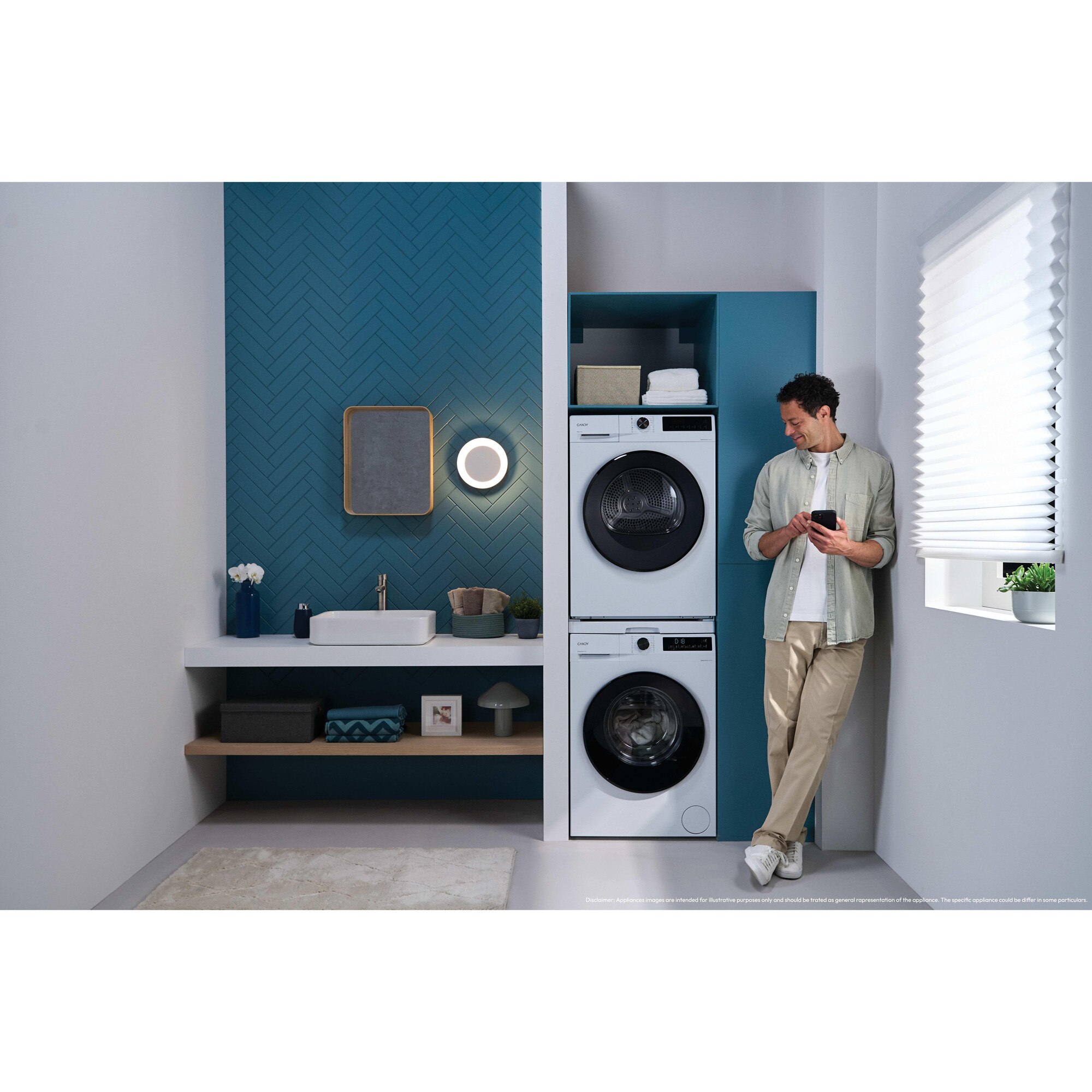 Masina de spalat rufe CANDY GD 38SB6-S, clasa energetica A-10%, 8 kg, 1300 rpm, Motor Inverter, ProActive Wash, Programe Rapide, Soft Drum, Clean Shield, alba