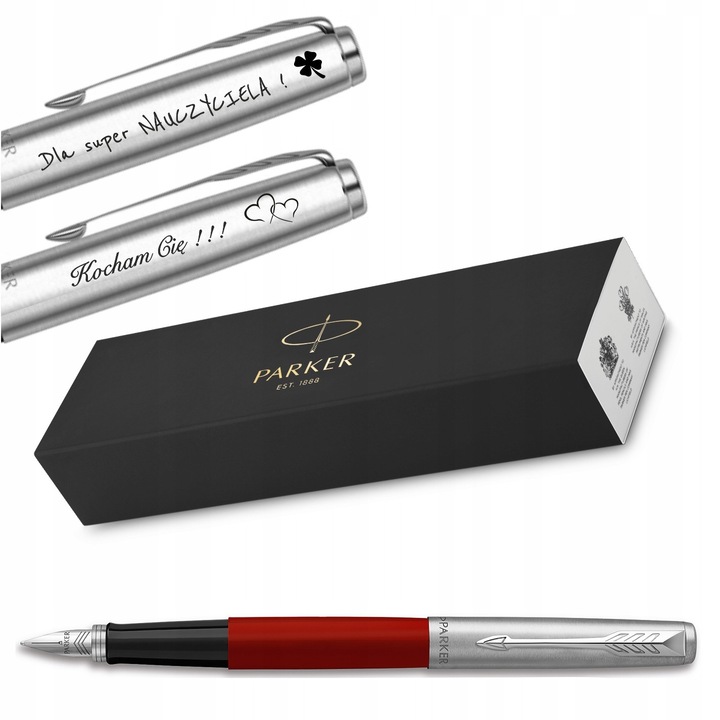 Parker Jotter Piros Toll Személyre Szabott Gravírozással