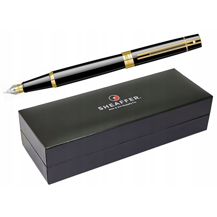 Sheaffer 300-as sorozatú toll 9325 Fekete GT, F hegy