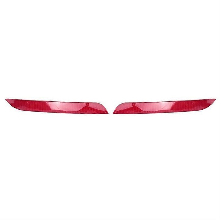 Set reflectoare bara spate BMW Seria 5 F10 F18 rosu plastic