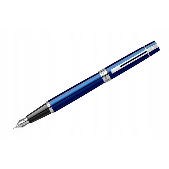 Sheaffer 300 9341 M Kék Króm Toll + Tok