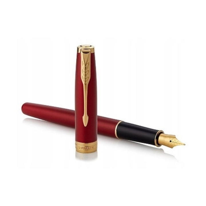 Parker Sonnet Red Lacquer GT toll - Elegancia és precizitás az irodába