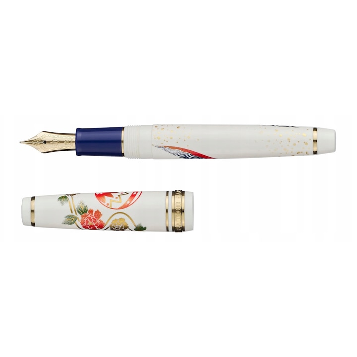 Sailor Kimono Happiness MF töltőtoll - Limitált kiadás, 14K arany