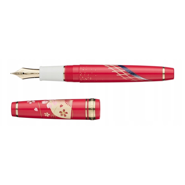 Sailor Kimono Prosperity MF töltőtoll - 14K arany