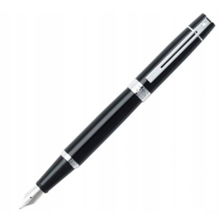 Sheaffer 300 Fekete Lakkozott Toll 9312 + Ajándék Tok