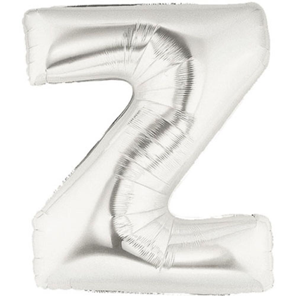 Balon Folie Litera Z Argintiu - 25 x 33 cm, Amscan 33062