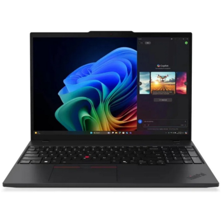 Laptop Lenovo ThinkPad T16 Gen 4 Procesor AMD Ryzen AI 7 PRO 350 16M Cache, up to 5.0 GHz 16" WUXGA, 32GB, 1TB SSD, AMD Radeon 860M Graphics, Win 11 Pro, Negru