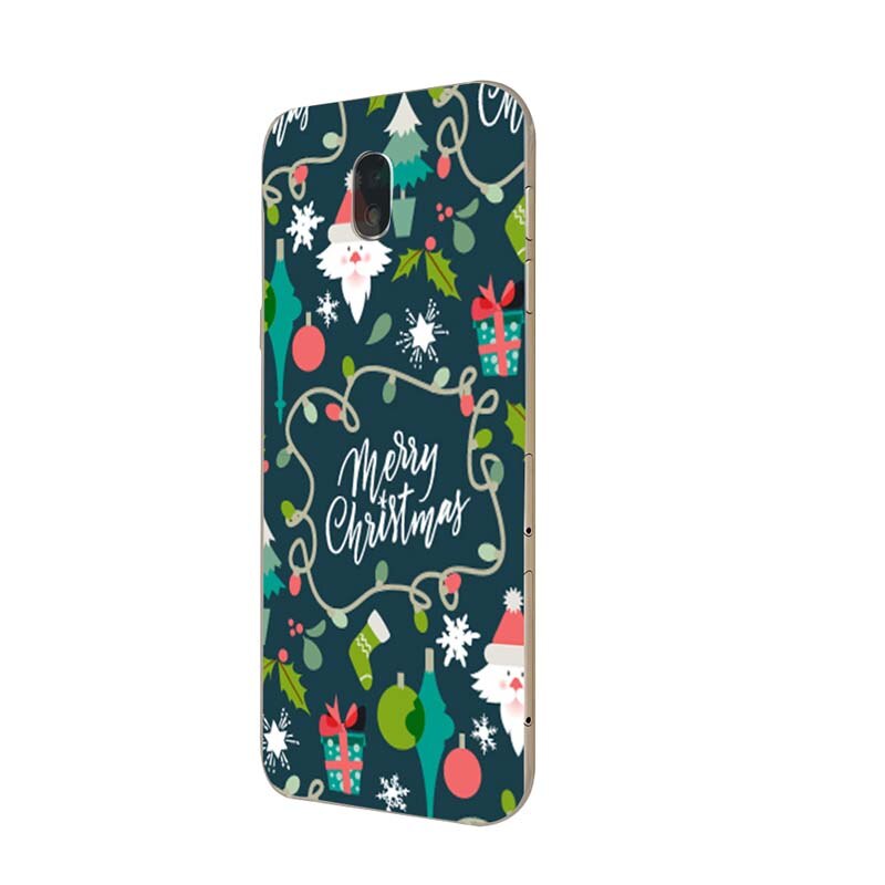 Husa Silicon, Ultra Slim 0.3MM, Merry Christmas, Samsung Galaxy J7 2017