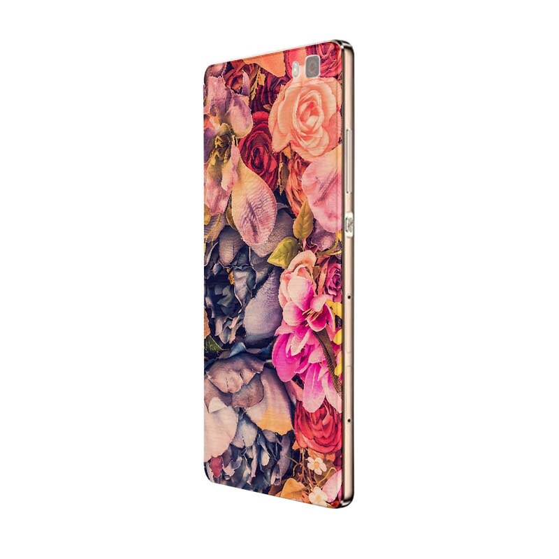 Husa Silicon, Ultra Slim 0.3MM, Floral, Huawei P8 LITE