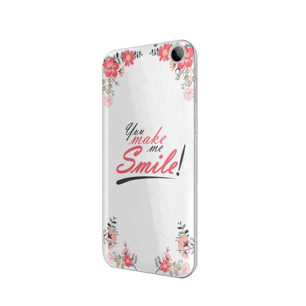 Husa Silicon, Ultra Slim 0.3MM, Smile, HTC Desire 825