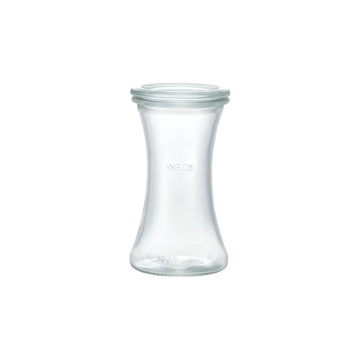 Borcan cu capac model Delikat, capacitate 200ml, Weck