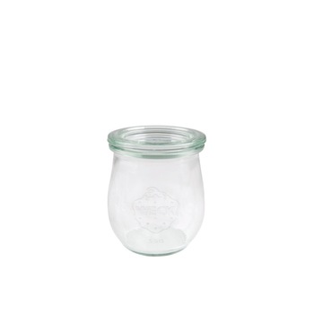 Borcan cu capac model Tulip, din sticla, capacitate 220ml, Weck Borcan cu capac model Tulip, din sticla, capacitate 220ml, Weck