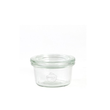 Borcan cu capac model Mini Mold, din sticla, capacitate 50ml, Weck Borcan cu capac model Mini Mold, din sticla, capacitate 50ml, Weck