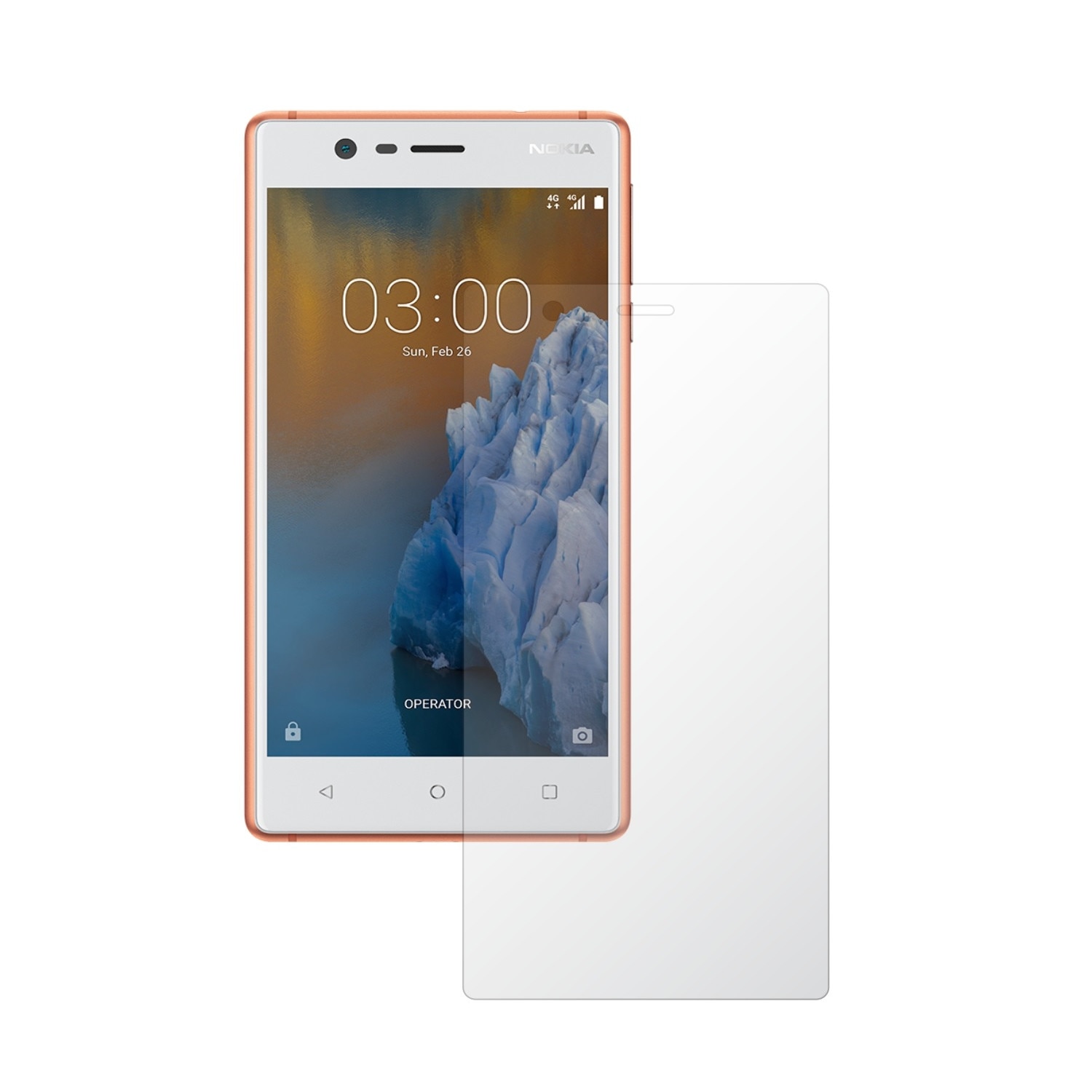 Folie Protectie Ecran, Acoperire Totala, Adeziva si Foarte Flexibila, Invisible Skinz Ultra-Clear AutoRegeneranta pentru Nokia 3