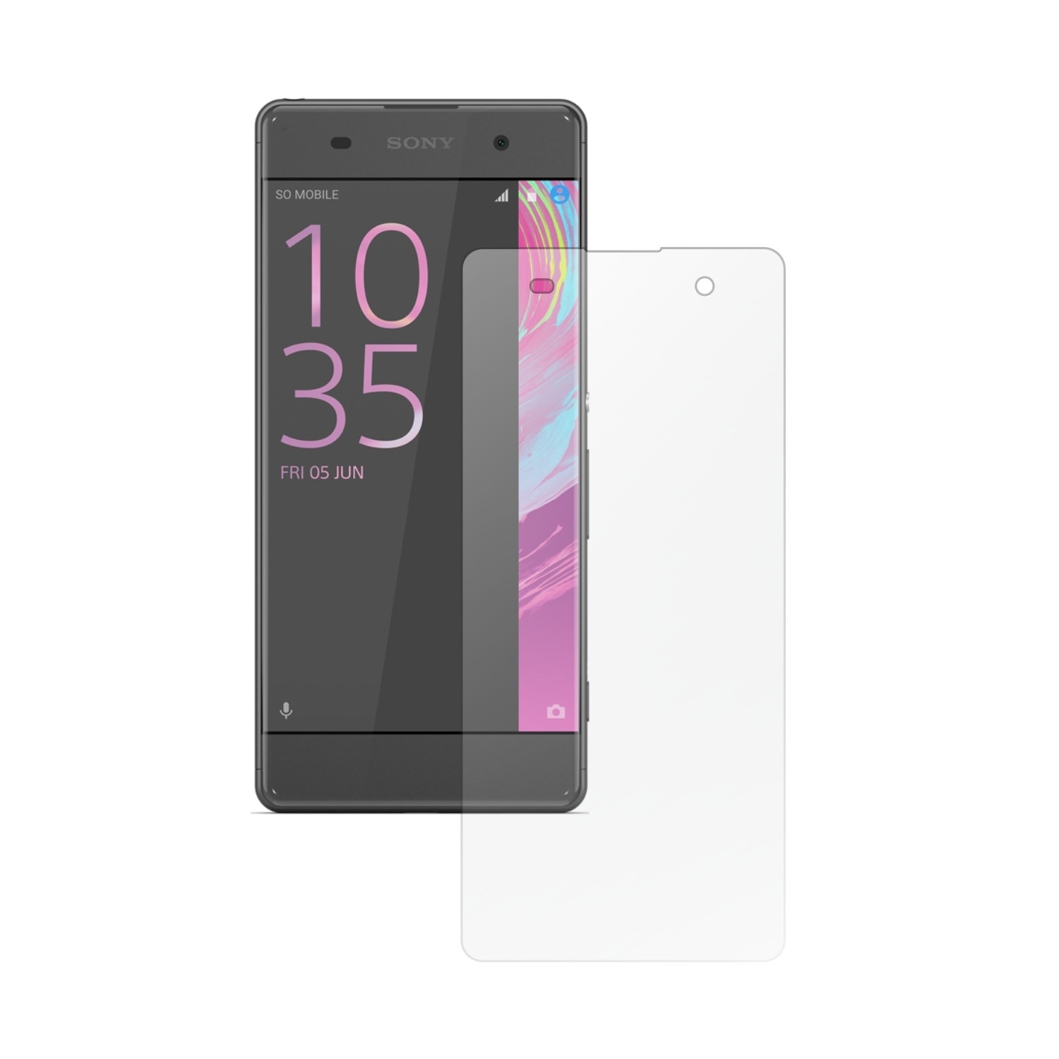 Folie Protectie Ecran, Acoperire Totala, Adeziva si Foarte Flexibila, Invisible Skinz Ultra-Clear AutoRegeneranta pentru Sony Xperia XA